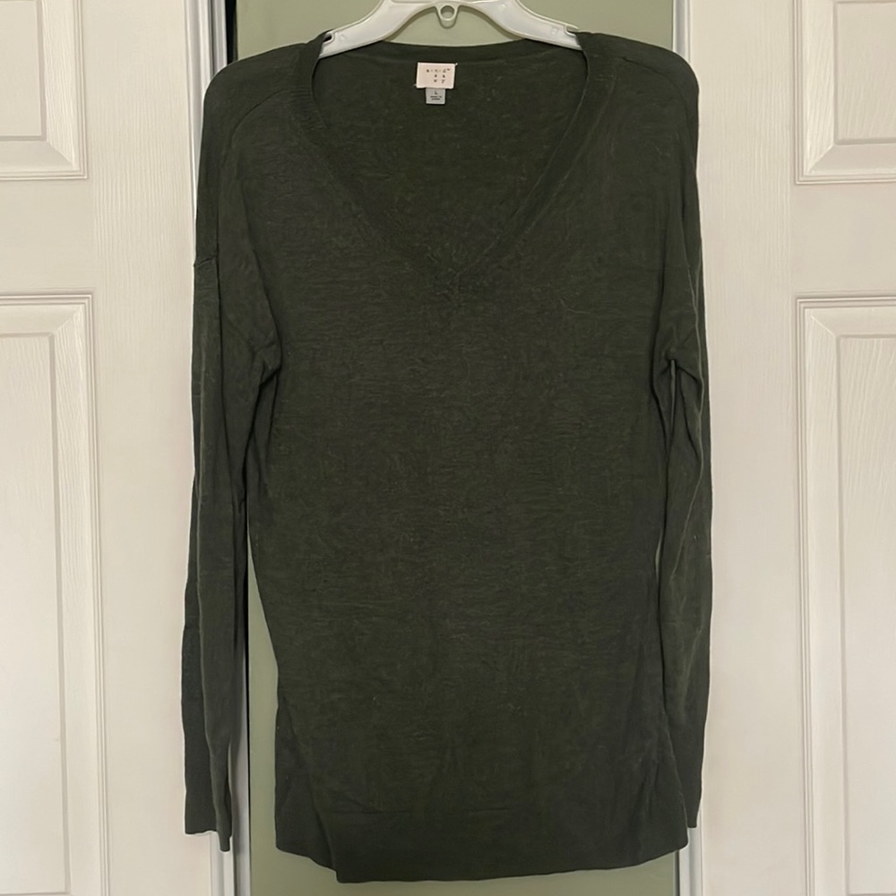 A New Day Women’s Green Sweater, Size Large, Great Condition!